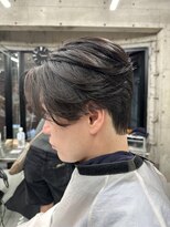 サイン メンズ 表参道(SIGN men's) センターパートフェザーパーマニュアンスパーマダウンパーマ