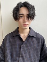 ユーフォリア 渋谷グランデ(Euphoria SHIBUYA GRANDE)&nbsp;ウェーブヘア　ニュアンスパーマ　センターパート　MOMO