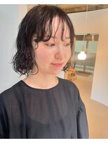 リル モトヤワタ(RiRe motoyawata)&nbsp;ニュアンスパーマ×暗髪