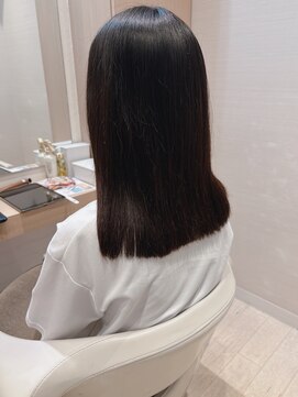 コーエン(cowen) 大人かわいい☆ぺたっとならない艶髪ストレート♪縮毛矯正