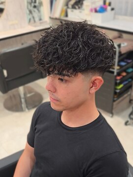 ラピス 名古屋駅前店(Lapis) ダウンバングパーマ/短髪パーマ/スキンフェード