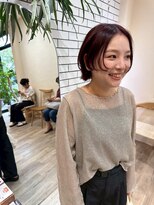 シフト(SHEEFT) 20代30代40代♪大人かわいい小顔ショートボブ☆ココアブラウン