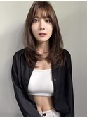 【MINX】顔周り似合わせカット＋デザインカラーベージュ_渋谷
