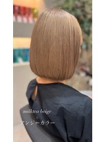 エンシーループユナイテッド(En:C-LOOP UNITED)&nbsp;ミルクティーベージュ（アンジーカラー）×ブリーチ【鹿島 彩】