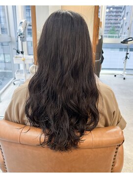 アクセヘアー 町田(acce hair) 楽にセットしやすいコテ巻き風パーマ
