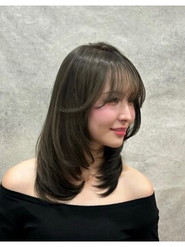 モナ ソル(MONA.SOL) レイヤー×顔周り似合わせ#葛西#ブリーチ#ハイライト#髪質改善