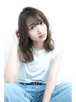 メル バイ ヘアサロン ニド(mer..by hair salon Nido)&nbsp;大人可愛い＊シースルーバングミディ