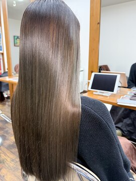 チームボス(Team BOSS) 艶髪×美髪　グレージュスタイル