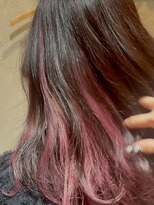 ヘアプレイスソル (HAIR PLACE SoL)&nbsp;ケアブリーチ/デザインカラー/インナーカラーピンク