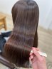 【期間限定！50％off】カット＋ダメージレス白髪染め＋髪質改善ヘアエステ
