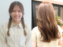 前本　侑衣南(まえもと　ゆいな)◆◆カラーリスト/透けるようなやわらかい色味、透明感カラーが得意です♪