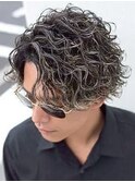 210. ニュアンスパーマ/メンズ/ハイライト