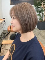 ユートラクト 守口竜田通り店(U-tract)&nbsp;白髪活かしハイライト　大人女性30,40代