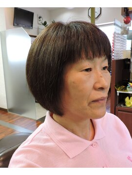 ユニサロンクボタ ショートボブ