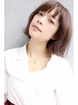 ヘアサロンエムフィス 池袋東口(HAIR SALON M Fe's) ココアグレージュ外ハネボブ