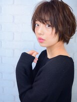 ラウンジ モリオ イケブクロ(Lounge MORIO Ikebukuro) 【morio池袋】大人かわいい斜めバング小顔マッシュショート#