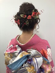 ☆成人式☆和装ヘアセット