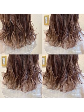 マノ ア ファト(mano a fato by design hair) パープルグラデーション