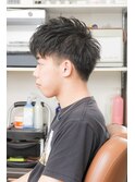 メンズ ショート 【 刈り上げ × ツーブロック 】