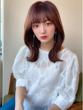 アフロート ディル(AFLOAT D'L) みきなヨシンモリ韓国ヘアシースルーバング小顔髪型ヌナモリ人気