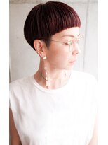 カライング(ing)&nbsp;大人可愛い20代30代40代黒髪前下がりショートボブ丸みショート◎