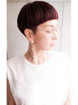 カライング(ing) 大人可愛い20代30代40代黒髪前下がりショートボブ丸みショート◎