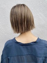 コーディアルヘア 白川本店(Cordial hair)&nbsp;ミルクティーベージュ×外ハネボブ