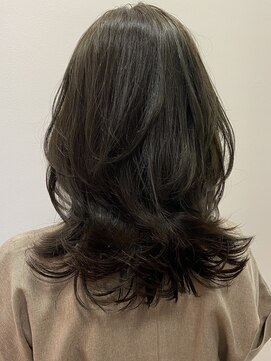 ソア フォー ヘアー(Soi for hair) 大人可愛い暗髪ナチュラルくびれロング