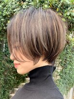ディモアンド 表参道(Dimo&)&nbsp;透明感ボブ/ミニボブ/オリーブグレージュ/ペールベージュ