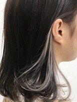 プライズ 所沢プロぺ通り店(prize)&nbsp;小顔透け感イヤリングカラーふわミディホワイトグレージュ【所沢