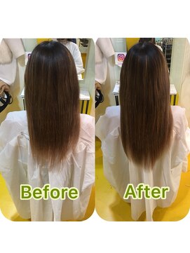 デュオ ヘアー エクステンションズ 新宿店(DuO hair Extentions) ☆ナチュラルオリーブ系ブラウンヘアー☆彡