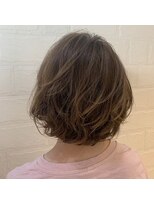 イーチ ヘアーアンドトータルビューティ(each hair&total beauty)&nbsp;ショートボブパーマ　【青木元子】