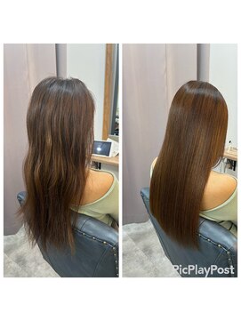 ミント 鳳(Mint.) 20代 30代 40代 モテ髪 オリーブグレージュ ミルクティーピンク
