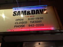 サムアンドデイブ(SAM&DAVE)の雰囲気（BARBERでのシェービングは、男の最高の贅沢です☆）