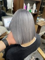 ラフ(LAFF) #バレイヤージュ#グレージュカラー#ボブウルフ#ココアベージュ