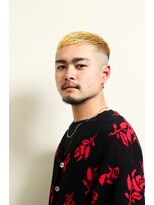 レンゲン(LENGEN) 束感刈り上げビジネス七三ツーブロックアップバング１０３０
