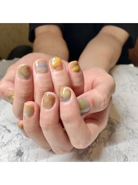 西本整髪 地層ネイル　ニシモトネイル