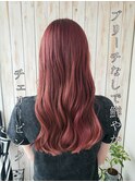 10代20代 ブリーチなしで鮮やか チェリーピンク