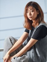 ブレンアネックスバイドット(BLEN ANNEX by.dot)&nbsp;前髪切りっぱなしボブエアリーロング美髪ピンクブラウン[町田駅]