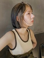 ボコカ(bococa) 【macana指名】切りっぱなしボブ デザインカラー インナー