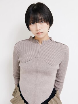 オンク 新宿(onk) 黒髪/グレーベージュ/レイヤーロング/前髪パーマ[新宿駅]