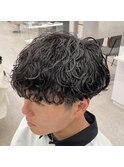 メンズ 波巻きパーマ