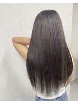 アオアクア バイ グルグル 小岩店(ao akua by GULGUL) 前髪 ダブルカラーで作る☆ダークシルバーカラー 小岩