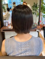 ヘアリゾート粋 ティガ 池袋店(tiga)&nbsp;ショートボブ/切りっぱなし/ブラウン/髪質改善