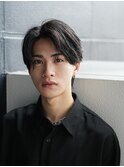 ナチュラル韓国風センターパート