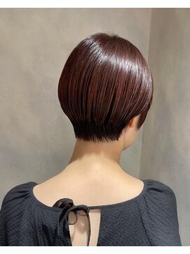 フェイス 石川町 (FACE) 秋カラー×暖色×大人ショートヘア×丸みショート×30代40代