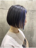 インナーカラーボブ
