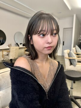 サンド 鹿児島中央(sand) @ayumi.sand ボブ　フルバング　くびれボブ