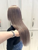 リー 梅田(Lee)&nbsp;グレージュ/ブリーチ2回/透明感カラー/髪質改善