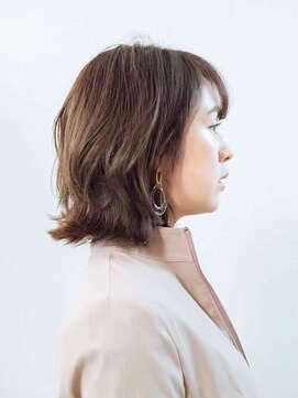 エクファ ヘア シェリル 草津 南草津店(ex-fa hair cherir) 似合わせカット　ウェーブミディアム